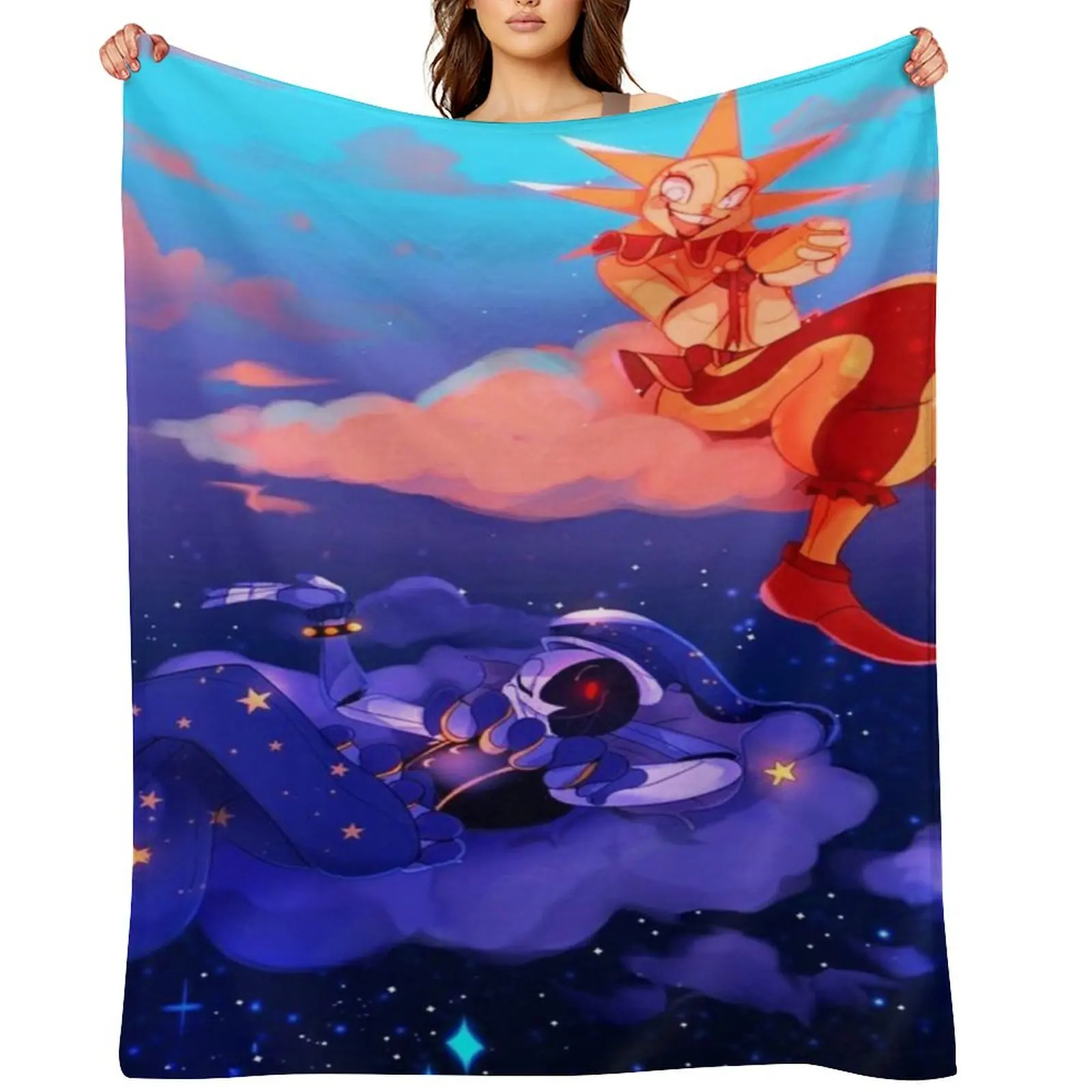 sundrop and moondrop Throw Blanket Quilt Sofas bed plaid Camping Blankets
sundrop and moondrop Throw Blanket Quilt Sofas bed plaid Camping Blankets