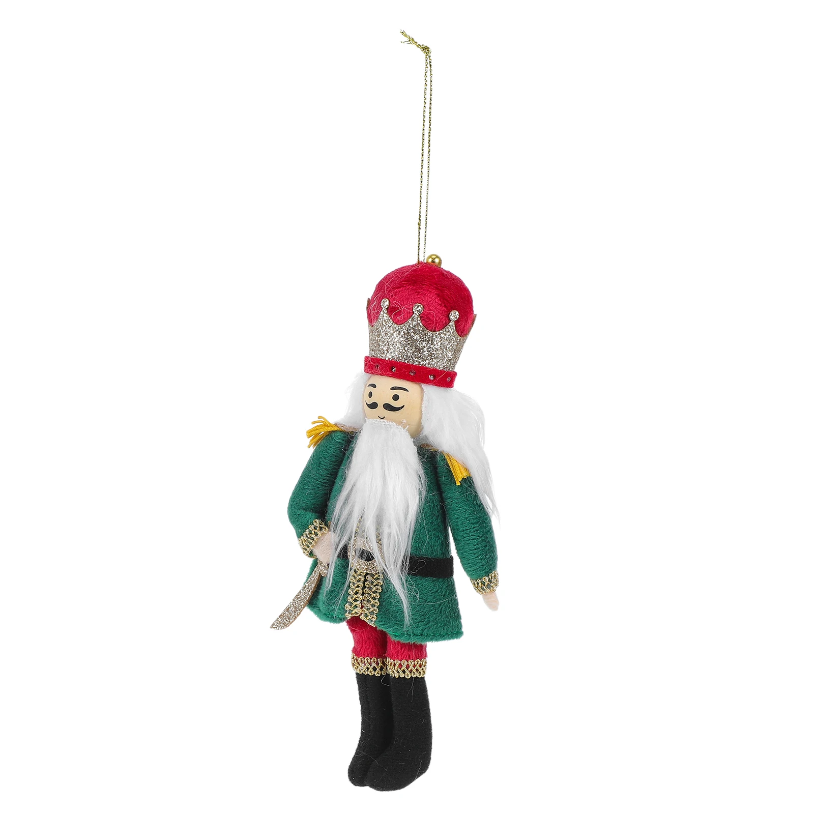 Nutcracker Soldier Holiday Tree Decor Commoner Green Cloth Fabric Christmas Ornaments
Nutcracker Soldier Holiday Tree Decor Commoner Green Cloth Fabric Christmas Ornaments
