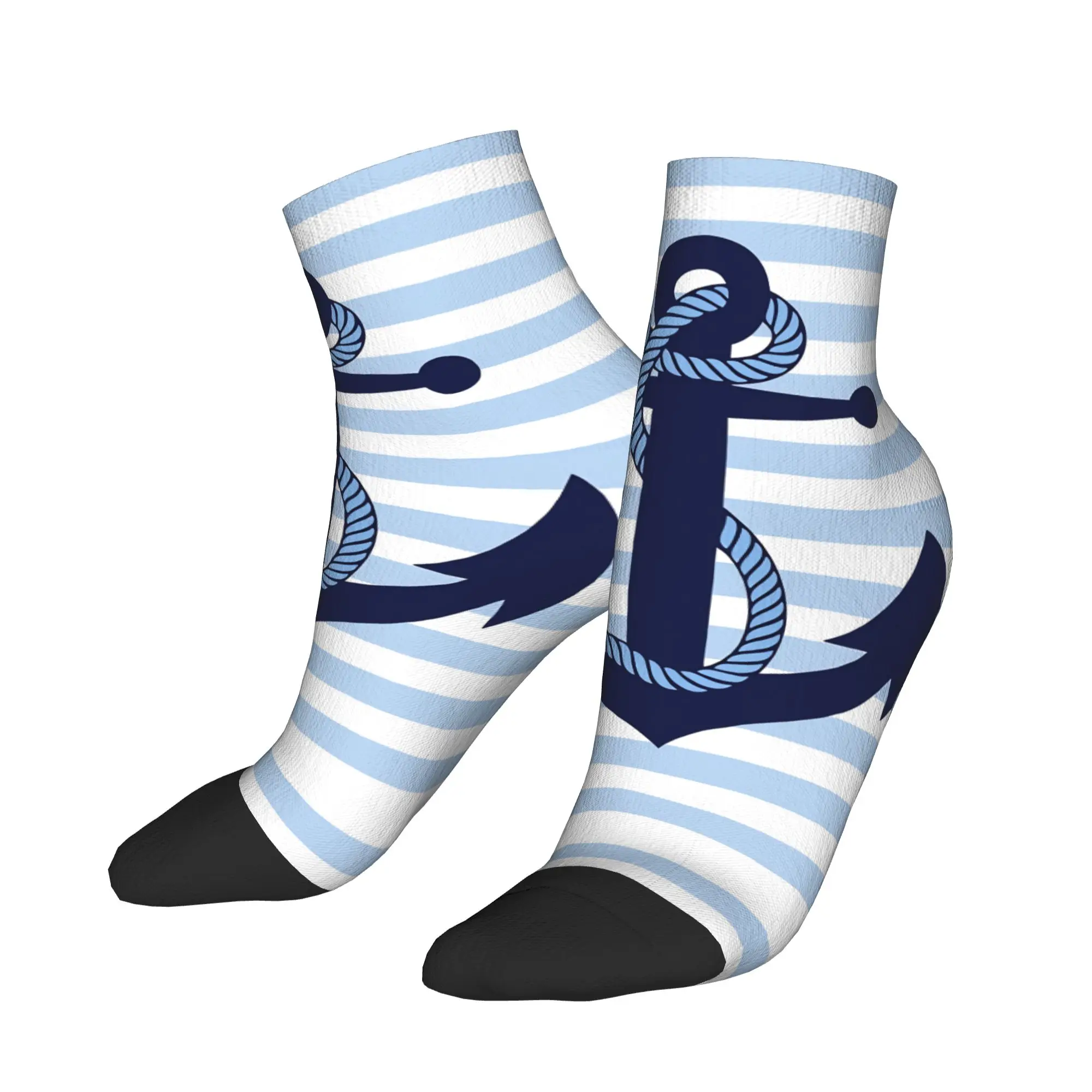 Couple Casual Socks Nautical Blue Anchors With Blue Stripes Non Slip Soft Sock Spring Fashion Custom Cycling Socks
Couple Casual Socks Nautical Blue Anchors With Blue Stripes Non Slip Soft Sock Spring Fashion Custom Cycling Socks