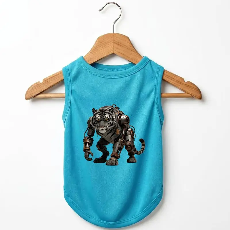 Steampunk Tiger Summer Dog Vest, Breathable Cool, Pet Clothing
Steampunk Tiger Summer Dog Vest, Breathable Cool, Pet Clothing