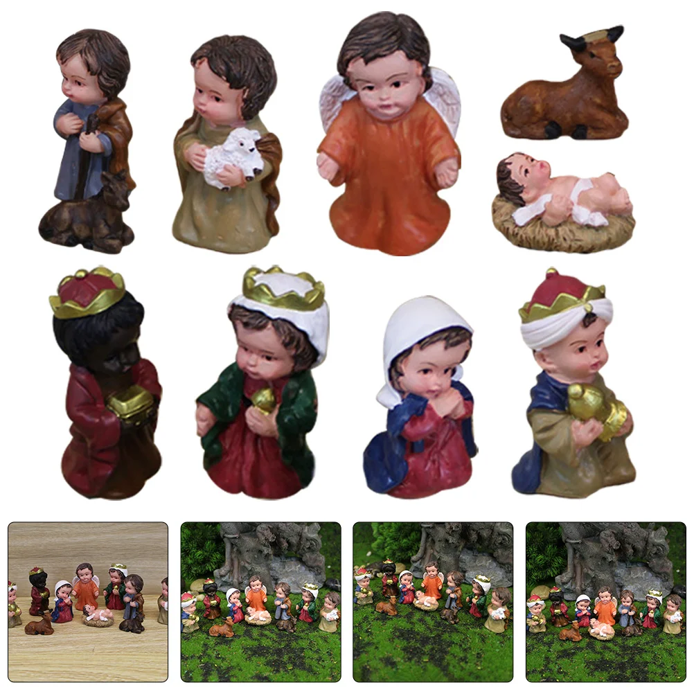 1Set Birth of Jesus Statue Resin Nativity Fine Craftsmanship Home Church Christmas Display
1Set Birth of Jesus Statue Resin Nativity Fine Craftsmanship Home Church Christmas Display