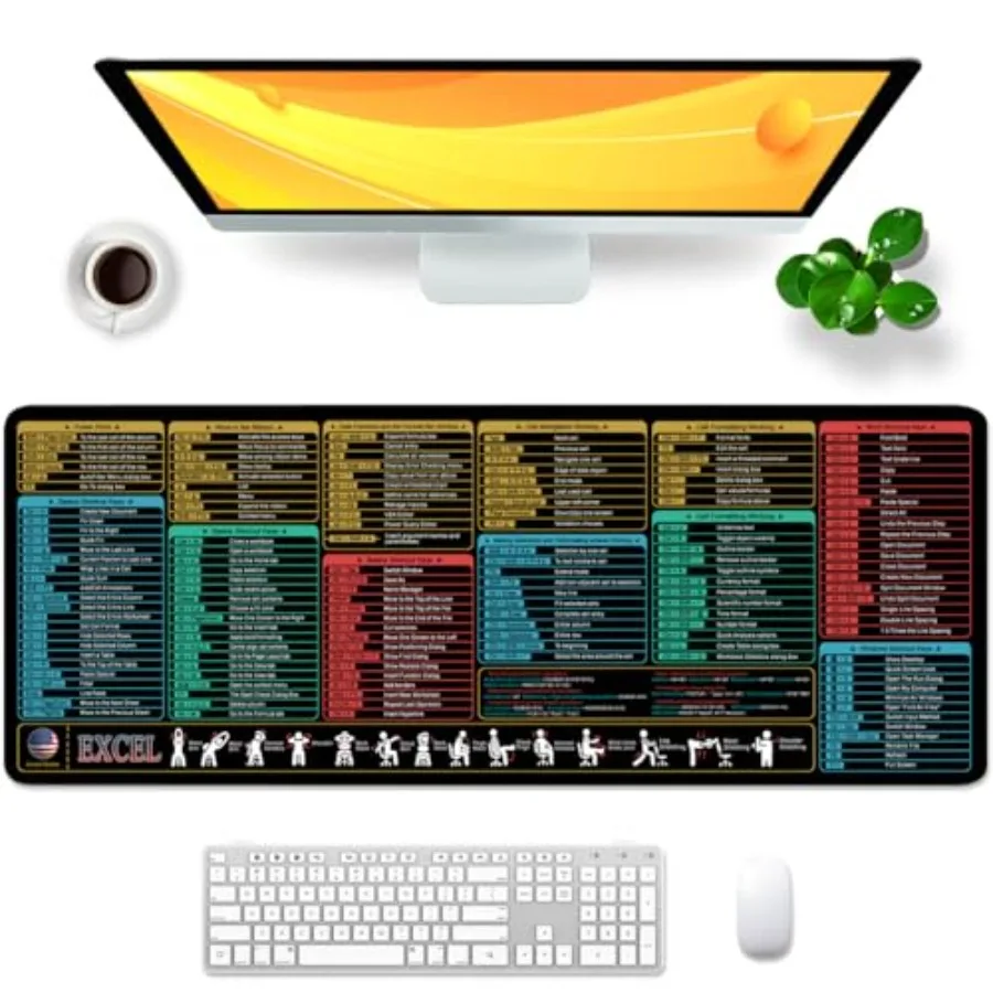 Mouse Pad Shortcut Key Desk Pad and Mouse Mat Large Gaming Mouse Pad XL 31.5x11.8x0.12 in Desk Mat
Mouse Pad Shortcut Key Desk Pad and Mouse Mat Large Gaming Mouse Pad XL 31.5x11.8x0.12 in Desk Mat