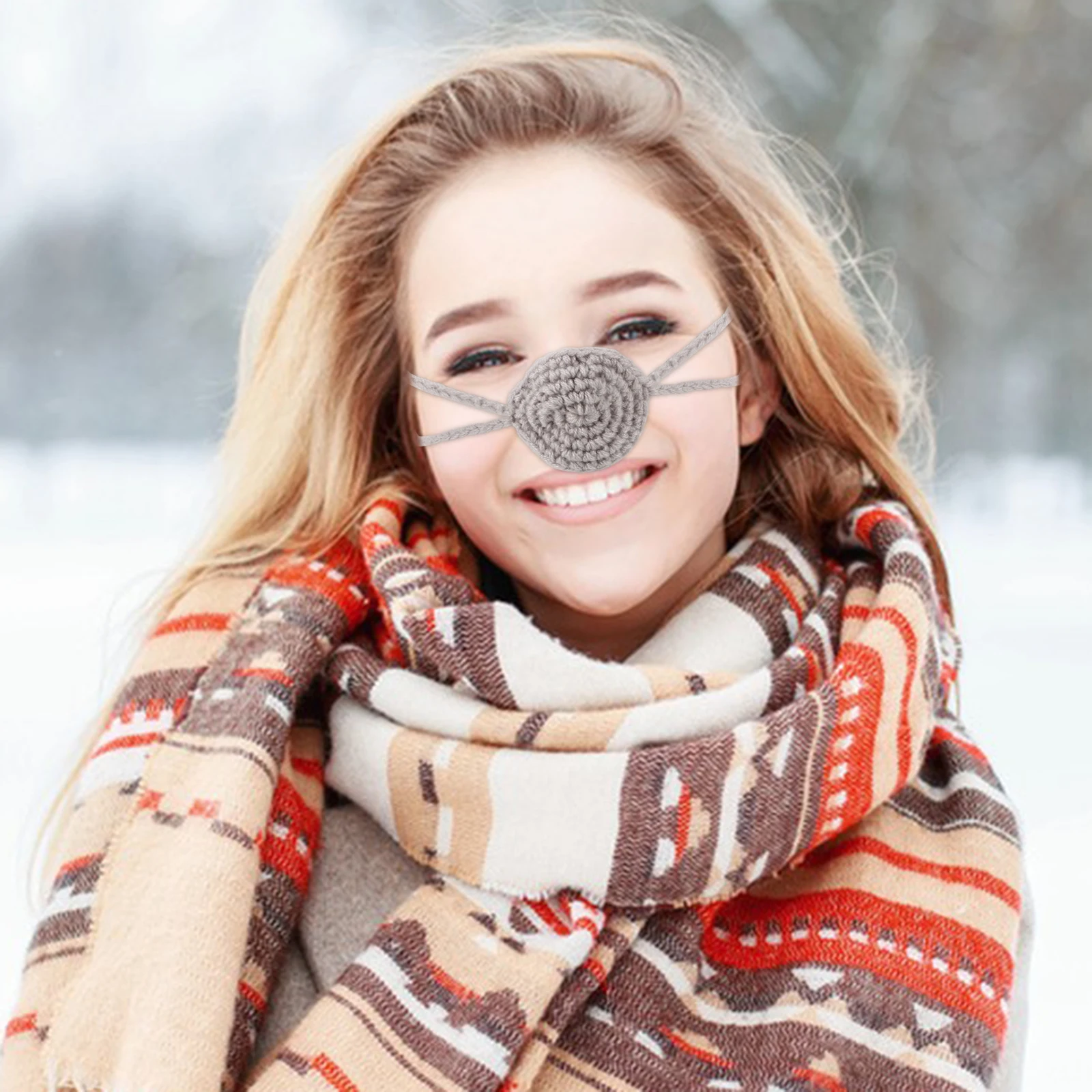 Funny Nose Mask H made Christmas Halloween Nose Warmer Soft Comfort Reusable Polyester Winter Protector Anti Cold Frost Cozy
Funny Nose Mask H made Christmas Halloween Nose Warmer Soft Comfort Reusable Polyester Winter Protector Anti Cold Frost Cozy