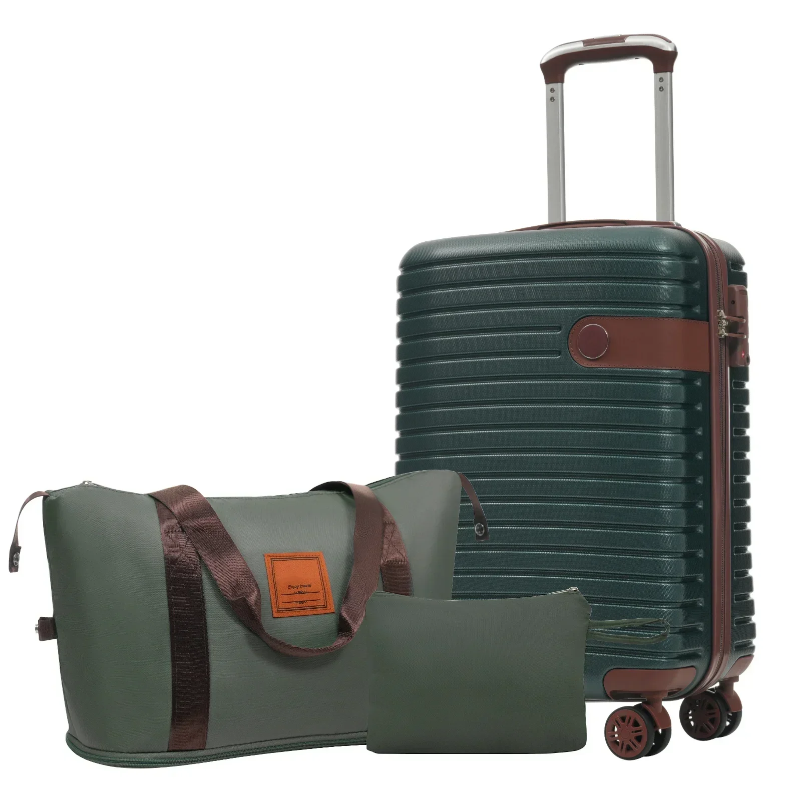 Luggage Sets 3 Piece Carry On Luggage 22x14x9 Airline Approved, Lightweight Hardshell ABS Suitcases With Wheels, 20 Inch, Green
Luggage Sets 3 Piece Carry On Luggage 22x14x9 Airline Approved, Lightweight Hardshell ABS Suitcases With Wheels, 20 Inch, Green
