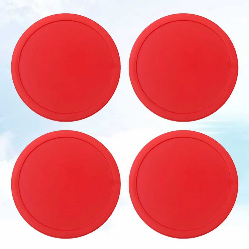 4Pcs Air Hockey Pucks Accessories Red 75Mm Standard Size Replacement Set for Competitive Table Games Air Hockey Supplies Pushers
4Pcs Air Hockey Pucks Accessories Red 75Mm Standard Size Replacement Set for Competitive Table Games Air Hockey Supplies Pushers
