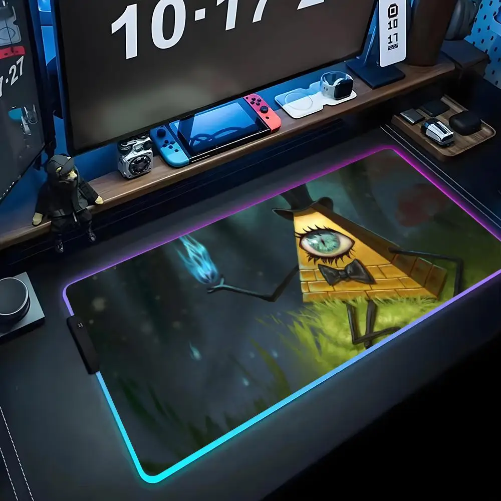 bill cipher Mouse Pad RGB Gaming Mousepad Big LED Pad PC Desk Mat Luminous Mouse Pad Large Keyboard Mats Table Rug With Backlit
bill cipher Mouse Pad RGB Gaming Mousepad Big LED Pad PC Desk Mat Luminous Mouse Pad Large Keyboard Mats Table Rug With Backlit