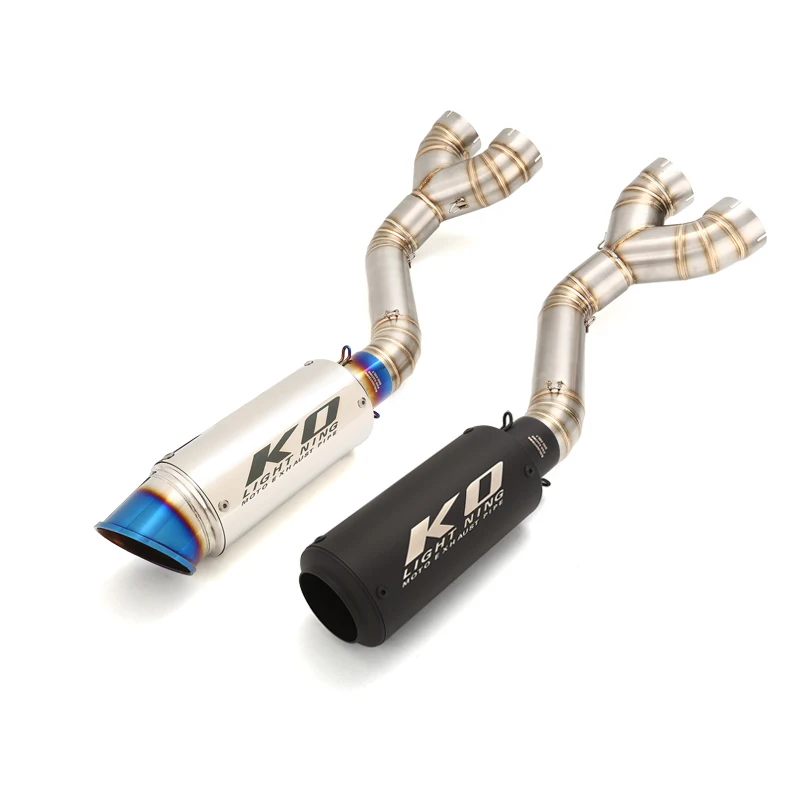 For BMW S1000RR 2010-2014 S1000R 2010-2016 Motorcycle Exhaust System Muffler Mid Link Pipe Slip On 60mm Escape Removable Baffle
For BMW S1000RR 2010-2014 S1000R 2010-2016 Motorcycle Exhaust System Muffler Mid Link Pipe Slip On 60mm Escape Removable Baffle