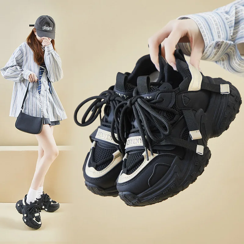 2025 Korean Style Dad Shoes for Women, Chunky Platform Sneakers for Height Increase, Casual Running Shoes for Students
2025 Korean Style Dad Shoes for Women, Chunky Platform Sneakers for Height Increase, Casual Running Shoes for Students