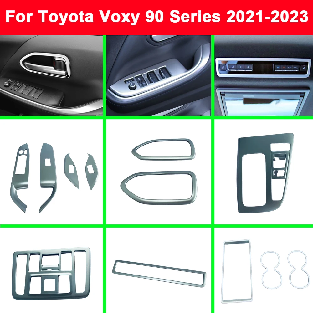 Для Toyota Voxy 90 серии 2021 2022 2023 ABS передняя лампа для чтения, крышка центрального кондиционера, вентиляционная рамка, накладка на подлокотник, аксессуары
Для Toyota Voxy 90 серии 2021 2022 2023 ABS передняя лампа для чтения, крышка центрального кондиционера, вентиляционная рамка, накладка на подлокотник, аксессуары
