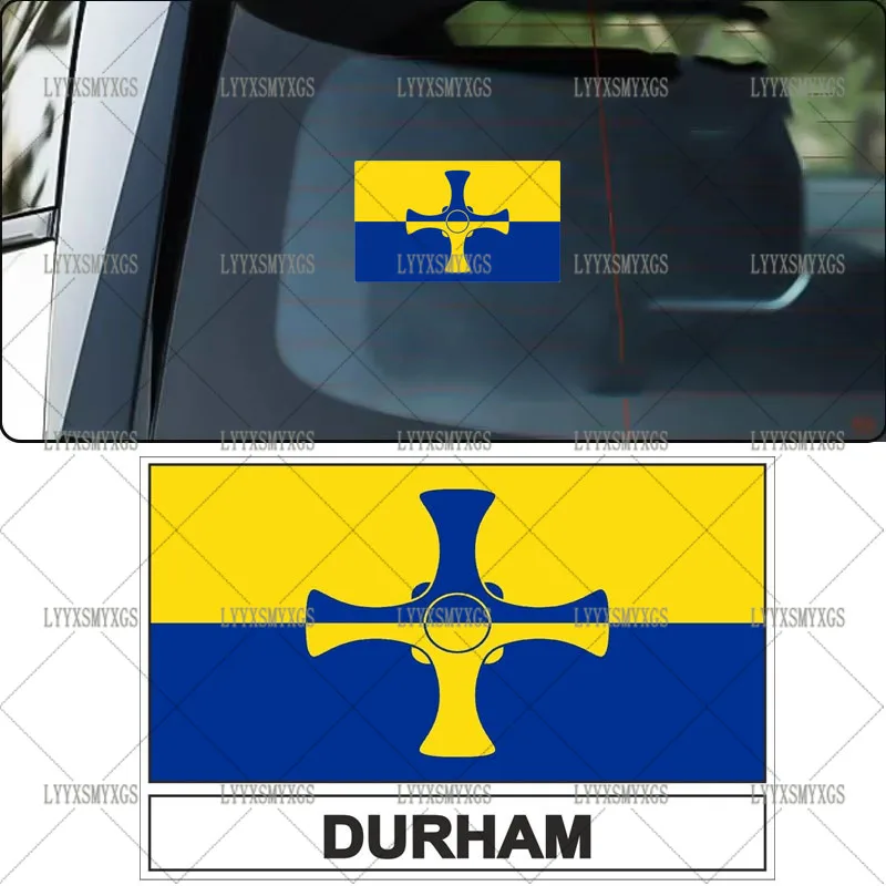 Self-Adhesive Custom DURHAM EMBLEM FLAG Car Stickers Waterproof Sunscreen Vinyl Decal PVC wholesale Car Accessories
Self-Adhesive Custom DURHAM EMBLEM FLAG Car Stickers Waterproof Sunscreen Vinyl Decal PVC wholesale Car Accessories