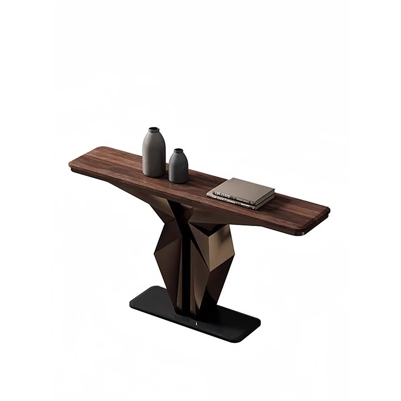 North American black walnut entrance table, Italian light luxury, modern simple entrance table
North American black walnut entrance table, Italian light luxury, modern simple entrance table