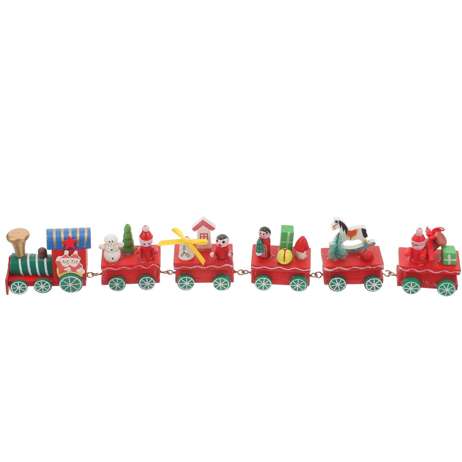 Wooden Train Crafts Miniature Xmas Decor Non Fading Eco Friendly Christmas Ornaments Toy Trains Tabletop Adornment
Wooden Train Crafts Miniature Xmas Decor Non Fading Eco Friendly Christmas Ornaments Toy Trains Tabletop Adornment