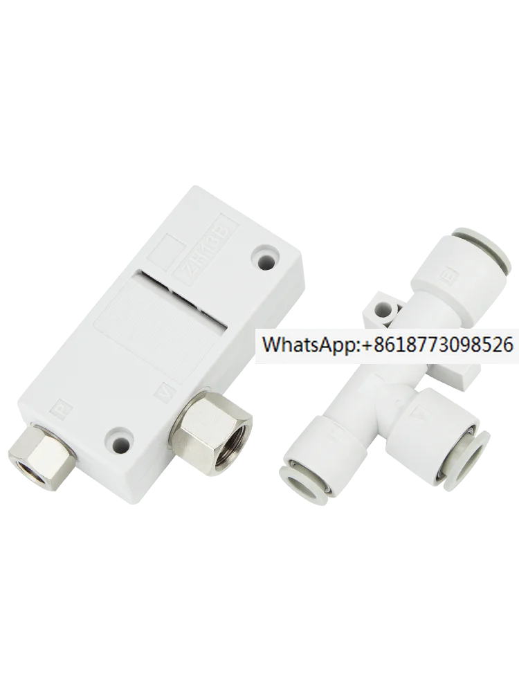 2PCS Vacuum generator pneumatic high flow high vacuum ZH05BS/07BS/10BS/13BS-06-06-08-10
2PCS Vacuum generator pneumatic high flow high vacuum ZH05BS/07BS/10BS/13BS-06-06-08-10