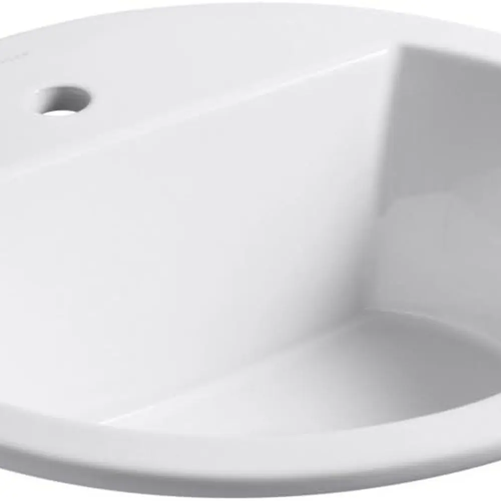 K-2714-1-0 Bryant Round Self-Rimming Bathroom Sink with Single-Hole Faucet Drilling, White, 1.375
K-2714-1-0 Bryant Round Self-Rimming Bathroom Sink with Single-Hole Faucet Drilling, White, 1.375