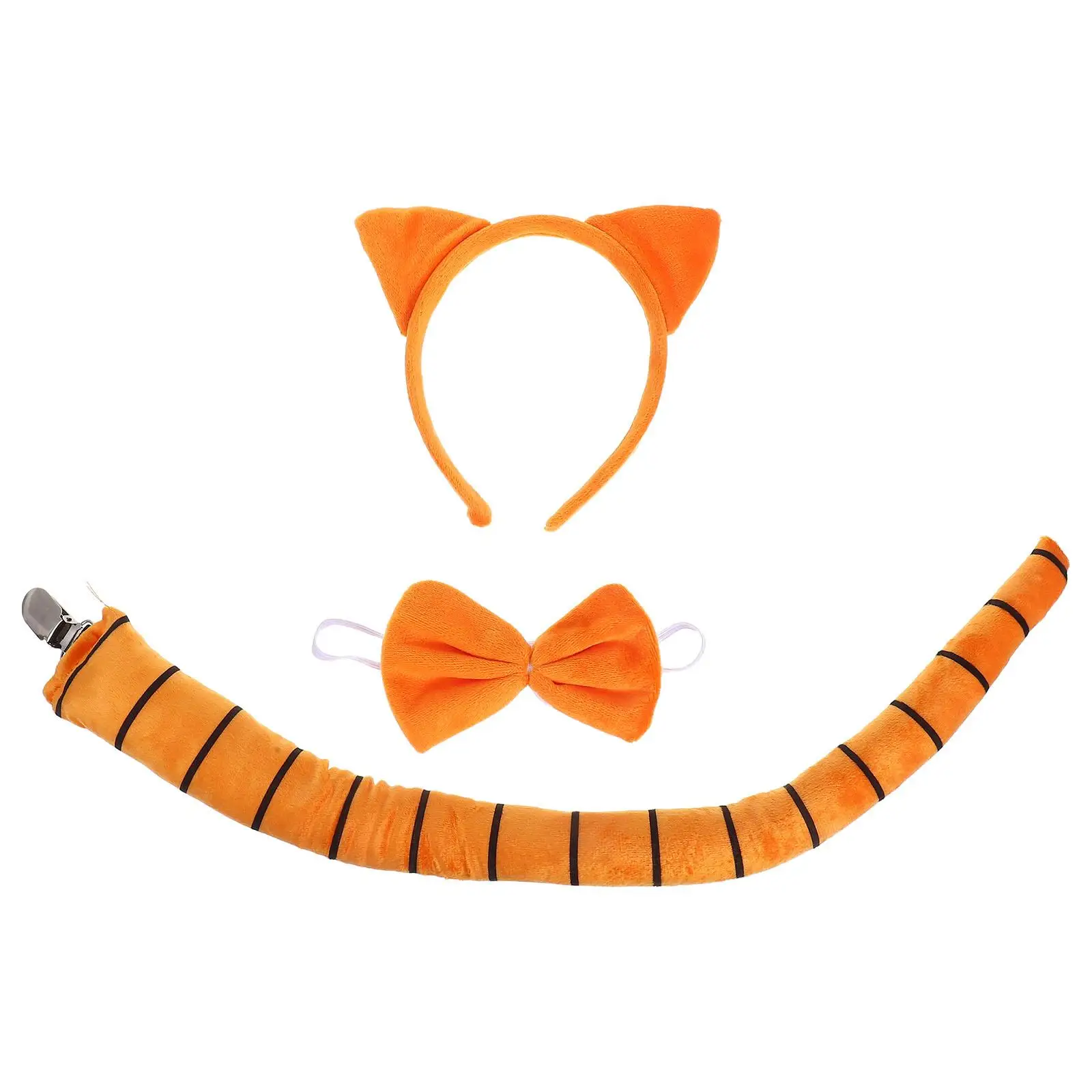 Children's Animal Set Cat Dress up Headgear Accessories Orange Tail Costume for Girls Headband
Children's Animal Set Cat Dress up Headgear Accessories Orange Tail Costume for Girls Headband