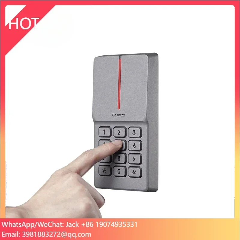 Sebury sKey2 Factory Price keypad Metal Access Control Proximity RFID Card 125KHz&13.56MHz Reader Standalone Access Controller
Sebury sKey2 Factory Price keypad Metal Access Control Proximity RFID Card 125KHz&13.56MHz Reader Standalone Access Controller