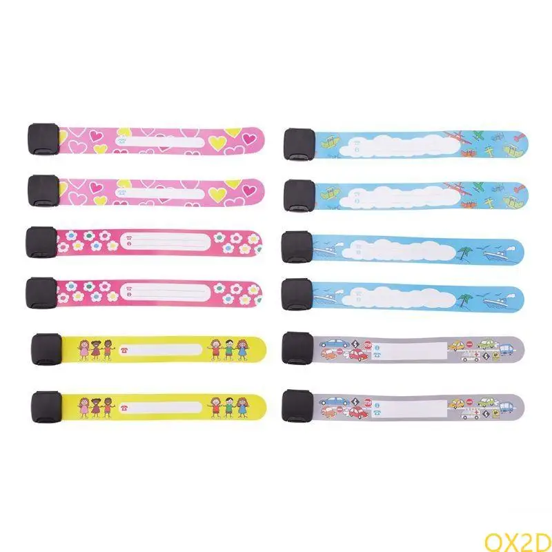 QX2D 8 PCS Kids Anti-Lost Info Berst Band Повторное использование открытых браслетных браслетных вечеринок на открытом воздухе.
QX2D 8 PCS Kids Anti-Lost Info Berst Band Повторное использование открытых браслетных браслетных вечеринок на открытом воздухе.