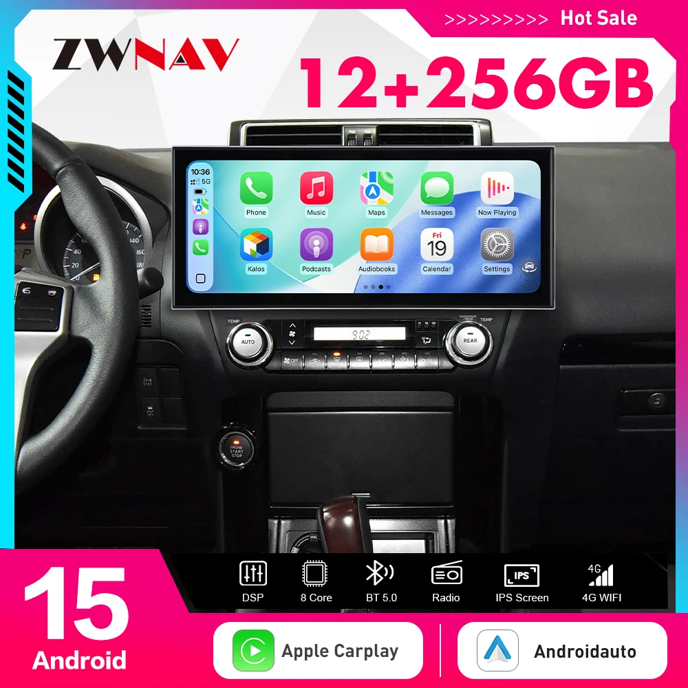 15.8 inch Carplay Car Radio Touch Screen Android15 For Toyota Prado 2010-2020 GPS Navigation Multimedia Player Head Unit Auto
15.8 inch Carplay Car Radio Touch Screen Android15 For Toyota Prado 2010-2020 GPS Navigation Multimedia Player Head Unit Auto