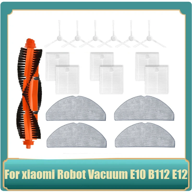 Replacement Accessories Spare Parts Kit For Xiaomi Robot Vacuum E10 E12 B112 Vacuum Main Side Brush Filter Mop Cloth
Replacement Accessories Spare Parts Kit For Xiaomi Robot Vacuum E10 E12 B112 Vacuum Main Side Brush Filter Mop Cloth