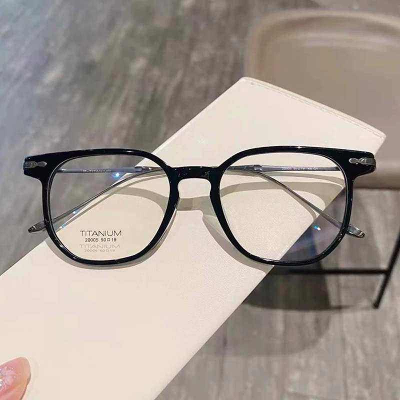 Brand Reproduction Japanese Style Wide Brim Large Framework Glasses Acetate+Titanium Frame Male Female Luxury Eyeglasses 146mm
Brand Reproduction Japanese Style Wide Brim Large Framework Glasses Acetate+Titanium Frame Male Female Luxury Eyeglasses 146mm
