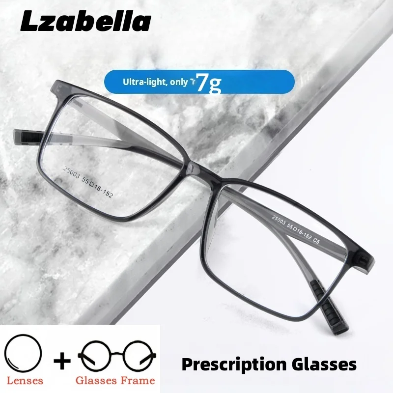 Lzabella Ultra Light Square Comfortable And Resilient Men's Eyeglass Frame Optical Prescription TR90 Women's Frame 25003
Lzabella Ultra Light Square Comfortable And Resilient Men's Eyeglass Frame Optical Prescription TR90 Women's Frame 25003