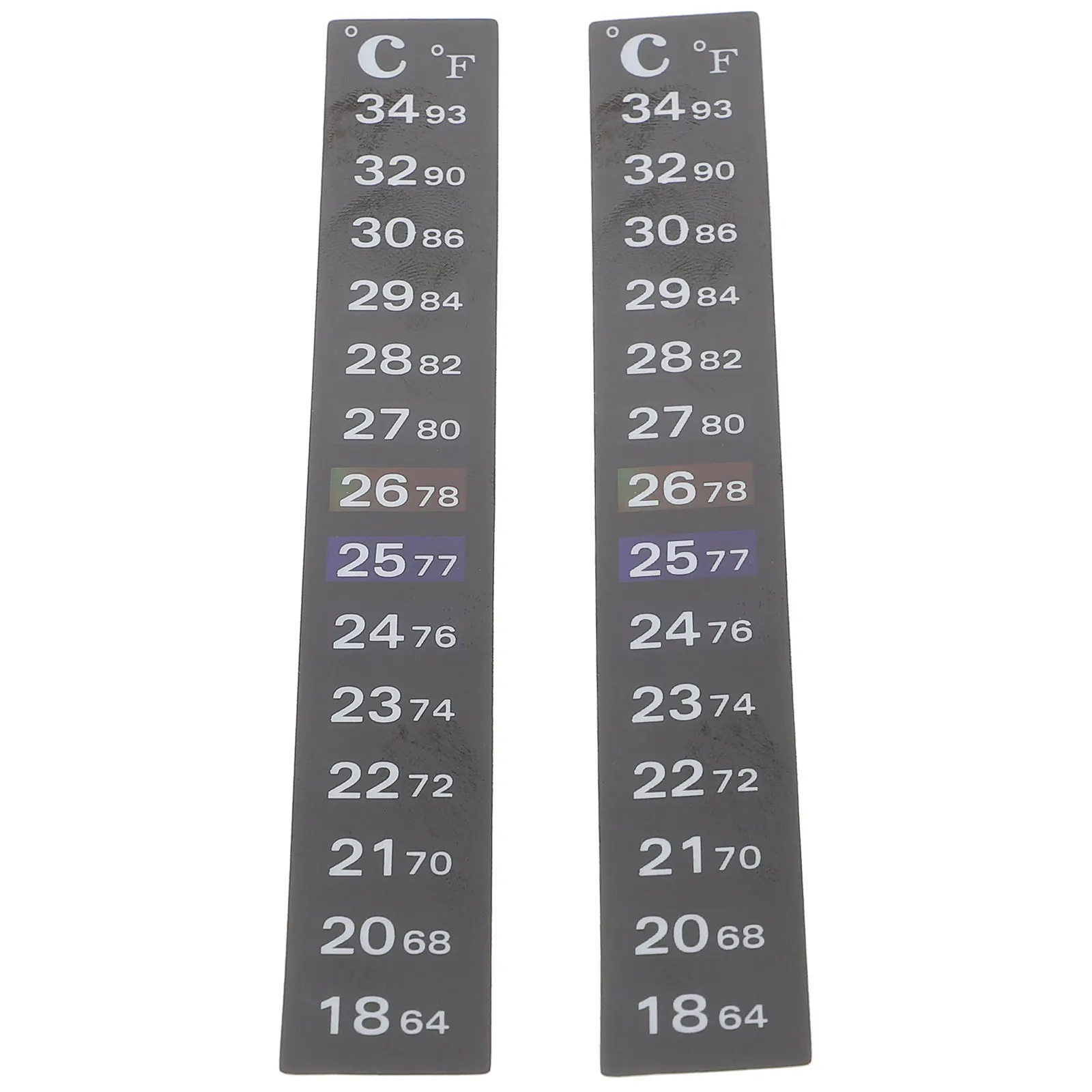 2 Pcs Thermometer Stickers High Precision Color Changing Brewing Fermentation Adhesive Stick On Thermometer Strips
2 Pcs Thermometer Stickers High Precision Color Changing Brewing Fermentation Adhesive Stick On Thermometer Strips
