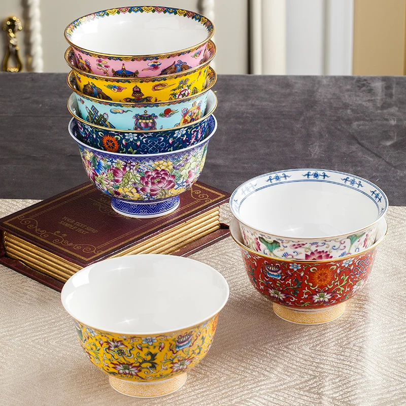 Single Gold Painting Blue and White Porcelain Bowl Household Antique Small Bowl High Foot Anti-Scald Rice Bowl Chinese Style
Single Gold Painting Blue and White Porcelain Bowl Household Antique Small Bowl High Foot Anti-Scald Rice Bowl Chinese Style