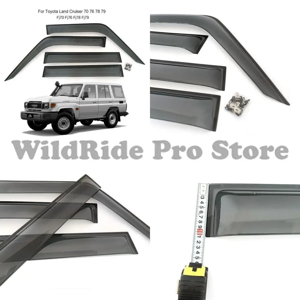 1 set Molded Thickened Rain Visors for Toyota Land Cruiser LC76 78 79 J70 Fj79 Window Rain Guards
1 set Molded Thickened Rain Visors for Toyota Land Cruiser LC76 78 79 J70 Fj79 Window Rain Guards
