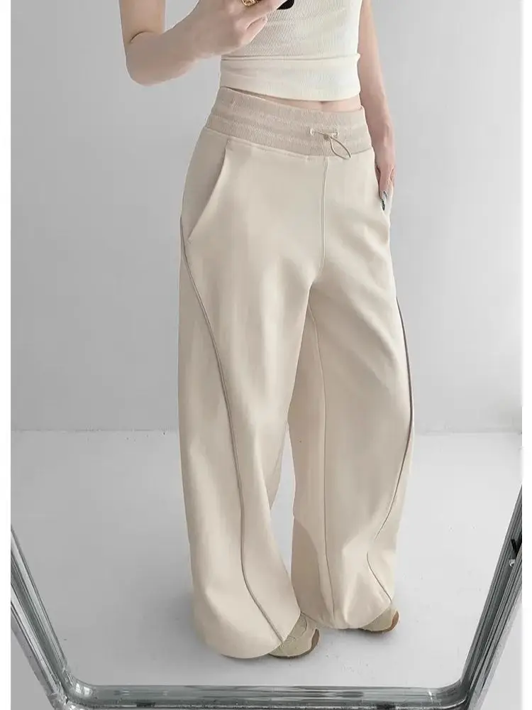 Tie Pants For Women Summer Casual Loose Wide Leg Trousers Jumpsuit Casual Spaghetti Strap Stretchy Long Pant Sports Sweatpants
Tie Pants For Women Summer Casual Loose Wide Leg Trousers Jumpsuit Casual Spaghetti Strap Stretchy Long Pant Sports Sweatpants