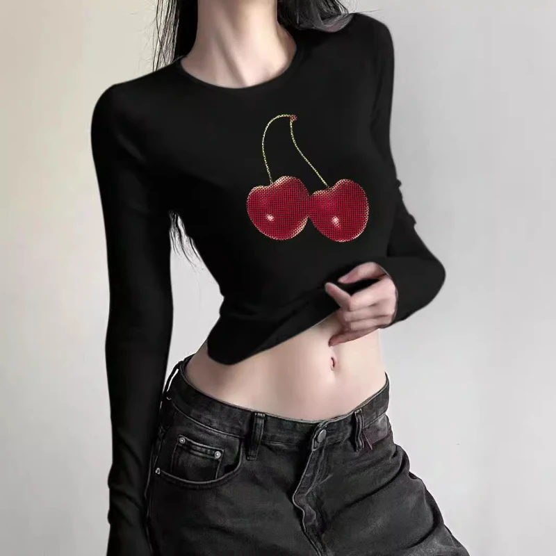 Personality Street Sweater Cherry Round Neck Simple Sweater Spring And Autumn Fashion Women's Dress
Personality Street Sweater Cherry Round Neck Simple Sweater Spring And Autumn Fashion Women's Dress