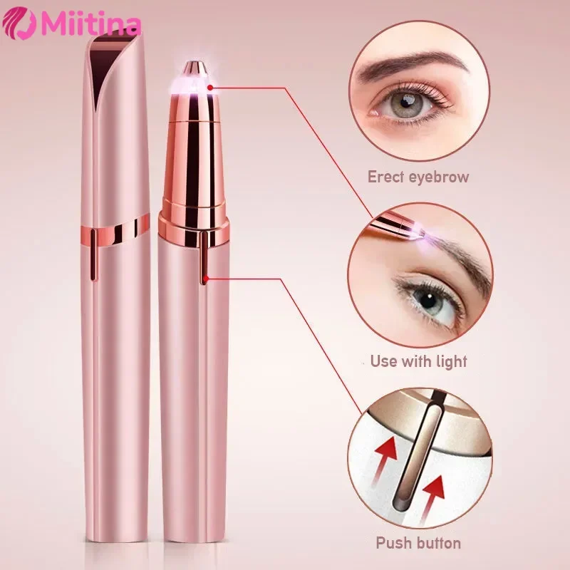 Women Mini Facial Hair Remover Electric Eyebrow Trimmer Security Hair Removal Eye Brow Epilator Shaper Shaver Painless Razor
Women Mini Facial Hair Remover Electric Eyebrow Trimmer Security Hair Removal Eye Brow Epilator Shaper Shaver Painless Razor