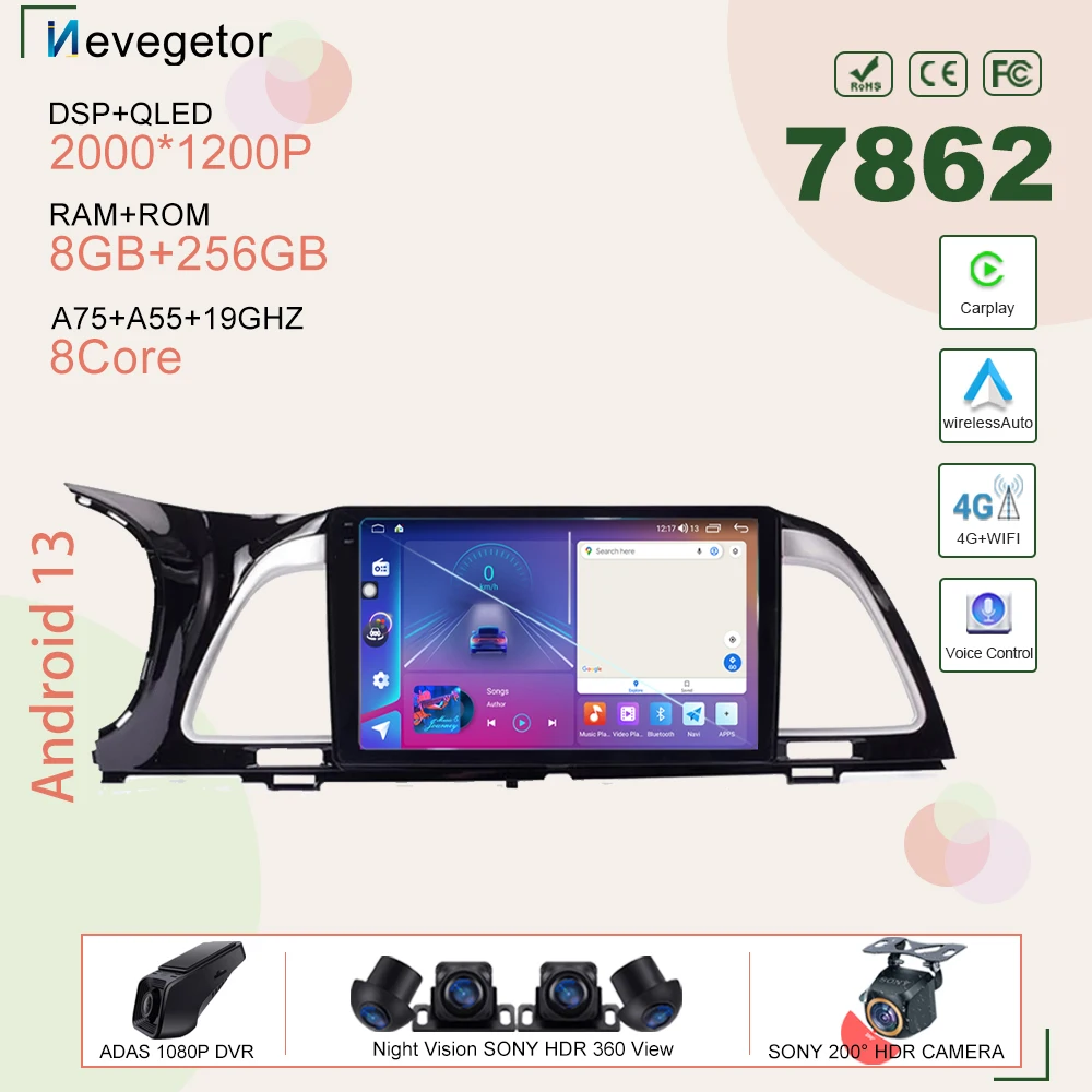 Android 13 Car dvd multimedia player 5G Wifi For KIA K4 2014 - 2017 auto radio stereo High-performance CPU Screen GPS Navigation
Android 13 Car dvd multimedia player 5G Wifi For KIA K4 2014 - 2017 auto radio stereo High-performance CPU Screen GPS Navigation