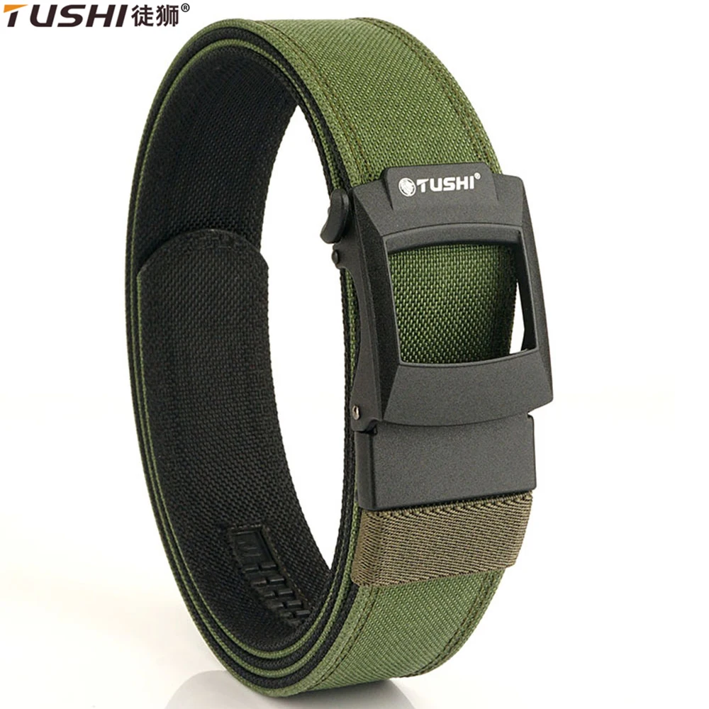 TUSHI EDC Hard Tactical Belt for Men Metal Automatic Buckle IPSC Gun Belt 1100D Nylon Military Belt Outdoor Sports Girdle Male
TUSHI EDC Hard Tactical Belt for Men Metal Automatic Buckle IPSC Gun Belt 1100D Nylon Military Belt Outdoor Sports Girdle Male