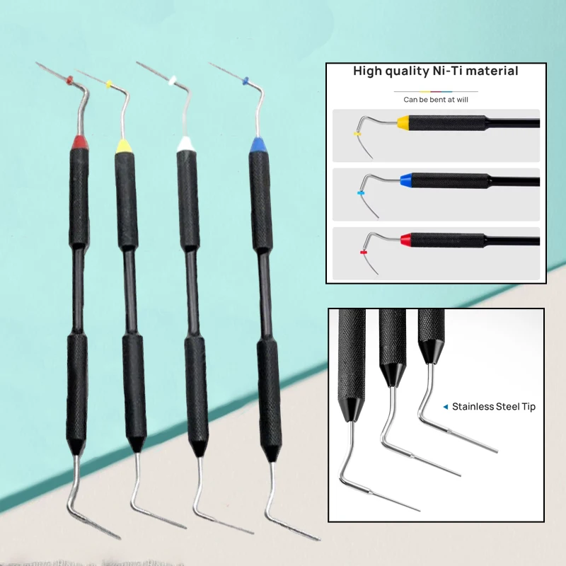 2 шт. стоматологических титановых инструментов для заполнения корневых каналов с двойными наконечниками, эндодонтический инструмент для пломбирования с наконечниками из нержавеющей стали
2 шт. стоматологических титановых инструментов для заполнения корневых каналов с двойными наконечниками, эндодонтический инструмент для пломбирования с наконечниками из нержавеющей стали