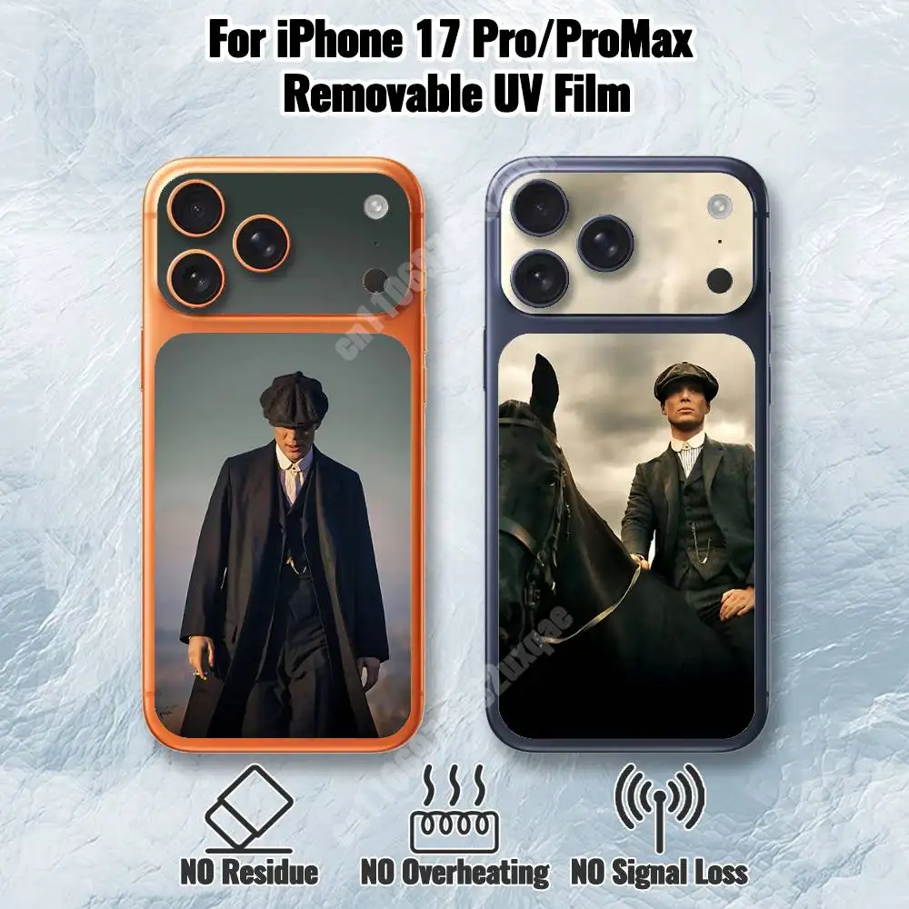 T-Thomas T-Tommy Shelby-S Removable UV Film for iPhone 17 Pro 17 ProMax Back Cover
T-Thomas T-Tommy Shelby-S Removable UV Film for iPhone 17 Pro 17 ProMax Back Cover