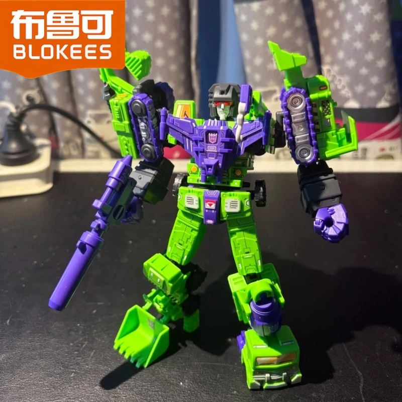 Лидер продаж на складе Blokees Трансформеры Defender Devastator V1v2v3 Series Комбинированные наборы Devastator Бронированные игрушки-роботы Подарок для мальчика 
Лидер продаж на складе Blokees Трансформеры Defender Devastator V1v2v3 Series Комбинированные наборы Devastator Бронированные игрушки-роботы Подарок для мальчика