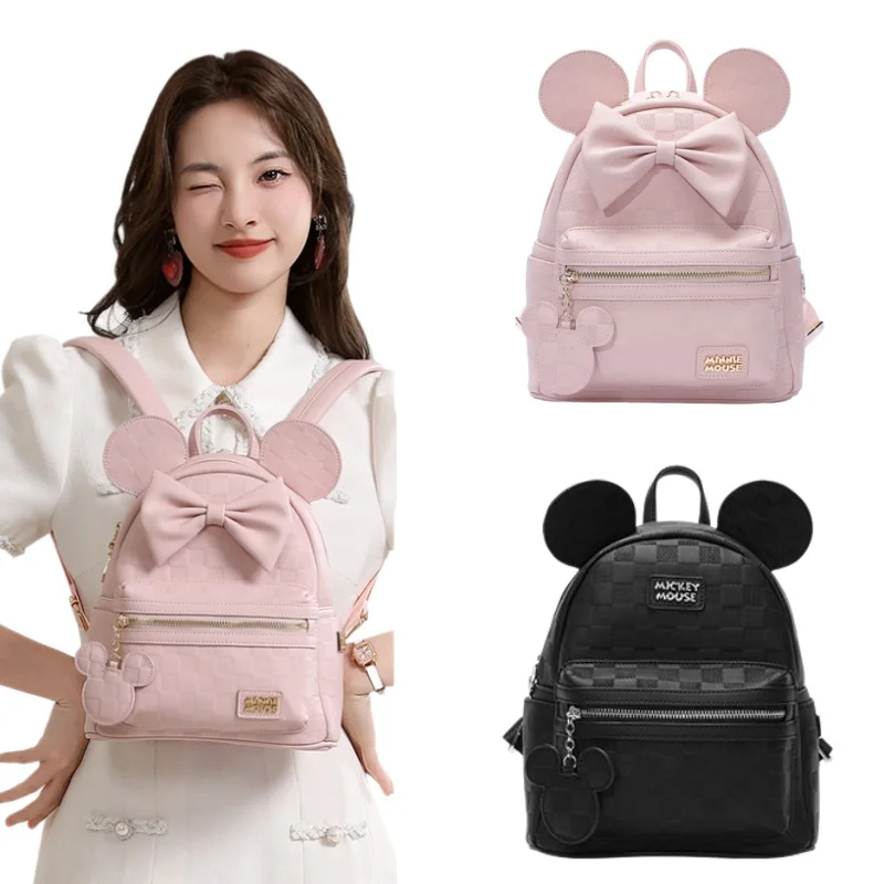 Original Mickey Backpack For Women Pink Cute Bow Ear Checkered Shoulder Bag For Women Daily Commute School Travel Gift
Original Mickey Backpack For Women Pink Cute Bow Ear Checkered Shoulder Bag For Women Daily Commute School Travel Gift