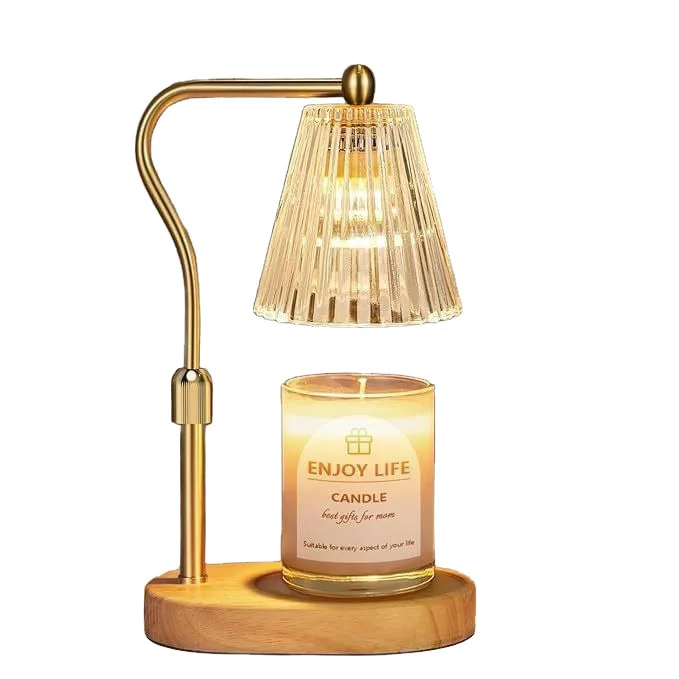 Deluxe Aromatherapy Light Height Adjustable Glass Electric Timer Candle Heater Light with 2 Halogen Bulbs
Deluxe Aromatherapy Light Height Adjustable Glass Electric Timer Candle Heater Light with 2 Halogen Bulbs