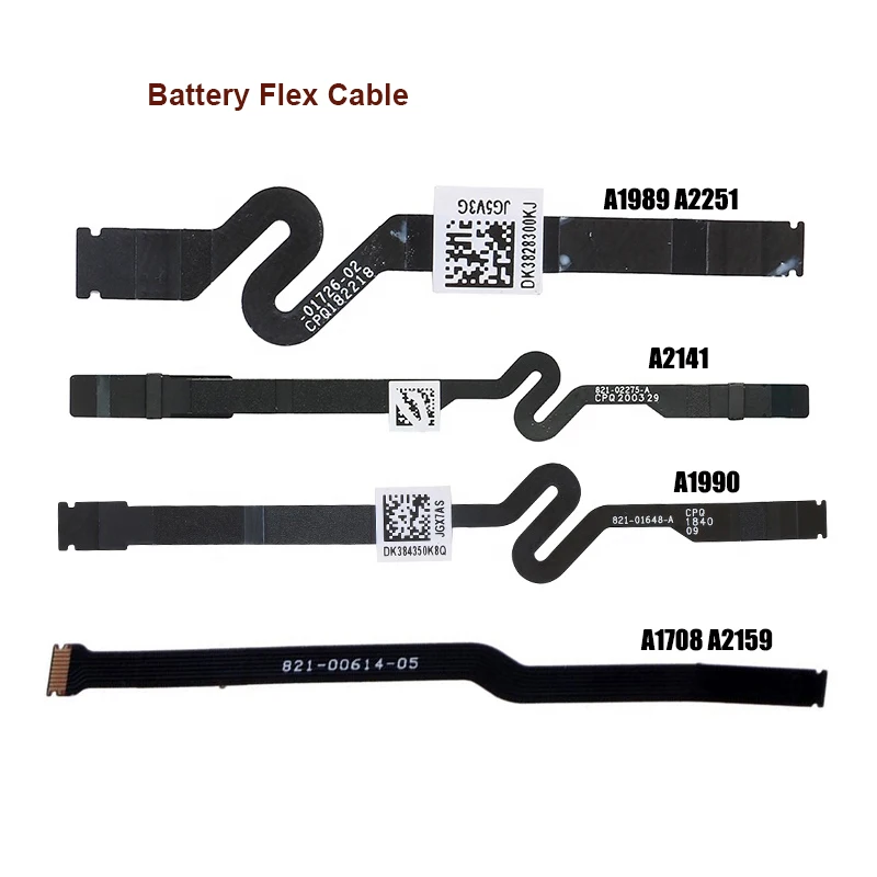 Battery Flex Cable For MacBook Pro A1708 A1989 A1990 A2141 A2159 A2251 A2289 A2338 A2442 A2485 821-02275-A 821-00614-05
Battery Flex Cable For MacBook Pro A1708 A1989 A1990 A2141 A2159 A2251 A2289 A2338 A2442 A2485 821-02275-A 821-00614-05