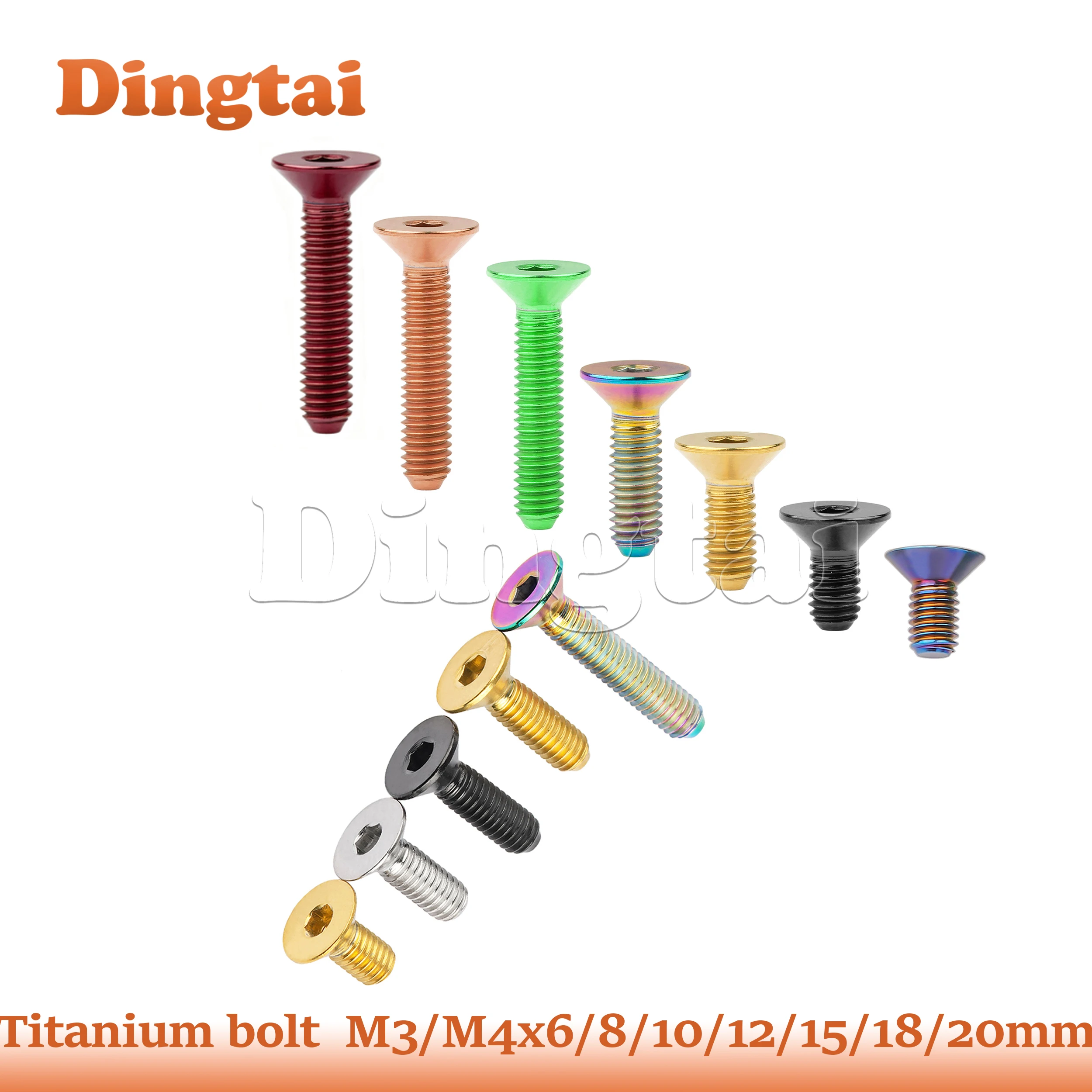 Titanium Bolt M3/M4x6---20mm Head Bolt Socket Head Cap Screw For Bicycle
Titanium Bolt M3/M4x6---20mm Head Bolt Socket Head Cap Screw For Bicycle