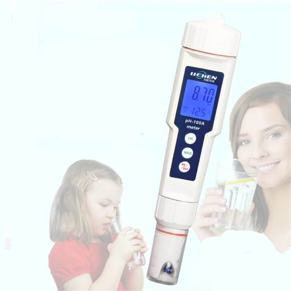 PH-100B accuracy 0.01 Digital Waterproof PH Meter Test Pen External Electrode Automatic Calibration Lab Supplies
PH-100B accuracy 0.01 Digital Waterproof PH Meter Test Pen External Electrode Automatic Calibration Lab Supplies