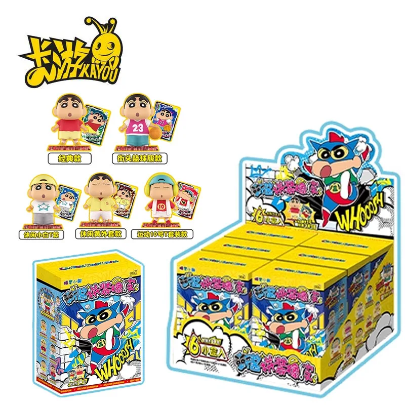 KAYOU Crayon Shin-chan Assemble Rubber Dolls Anime Peripheral Birthday Collectible Cards Children Toy Gifts
KAYOU Crayon Shin-chan Assemble Rubber Dolls Anime Peripheral Birthday Collectible Cards Children Toy Gifts
