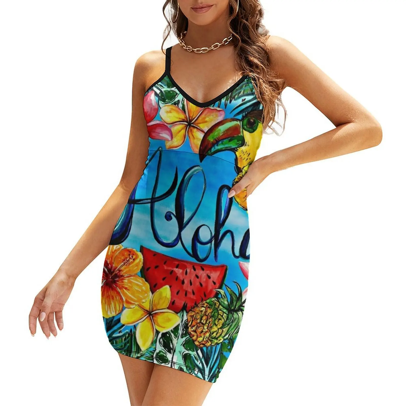 Aloha - Tropical Flower Food and Animal Summer Design on #Redbubble Sling Dress dresses korean style Casual dresses
Aloha - Tropical Flower Food and Animal Summer Design on #Redbubble Sling Dress dresses korean style Casual dresses