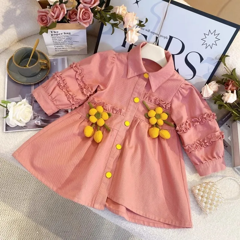 TOY-Girls' Dress2025Spring and Autumn New Fashionable Children's 3D Sunflower Sweet Long Sleeve Shirt Dress
TOY-Girls' Dress2025Spring and Autumn New Fashionable Children's 3D Sunflower Sweet Long Sleeve Shirt Dress
