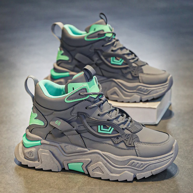 Ankle Boots Thick Sole Sneakers Men Fashion Lace New Trends 2025 Tennis for Mens Designer Shoes Male Casual Outdoor Man Footwear
Ankle Boots Thick Sole Sneakers Men Fashion Lace New Trends 2025 Tennis for Mens Designer Shoes Male Casual Outdoor Man Footwear