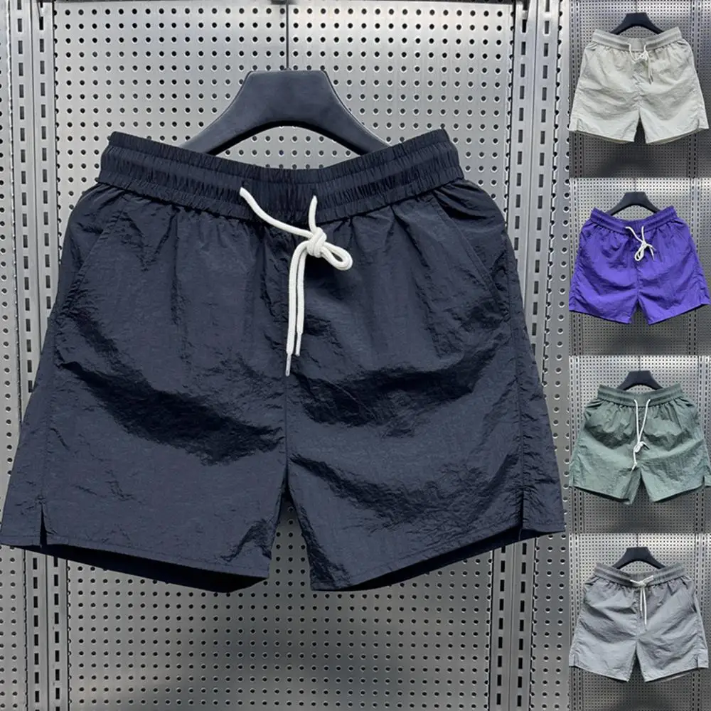 Ice Silk Thin Qui Dry Casual orts Men's Summer Breathable Straight Leg Elastic Waisand Faionable Pure Color orts
Ice Silk Thin Qui Dry Casual orts Men's Summer Breathable Straight Leg Elastic Waisand Faionable Pure Color orts
