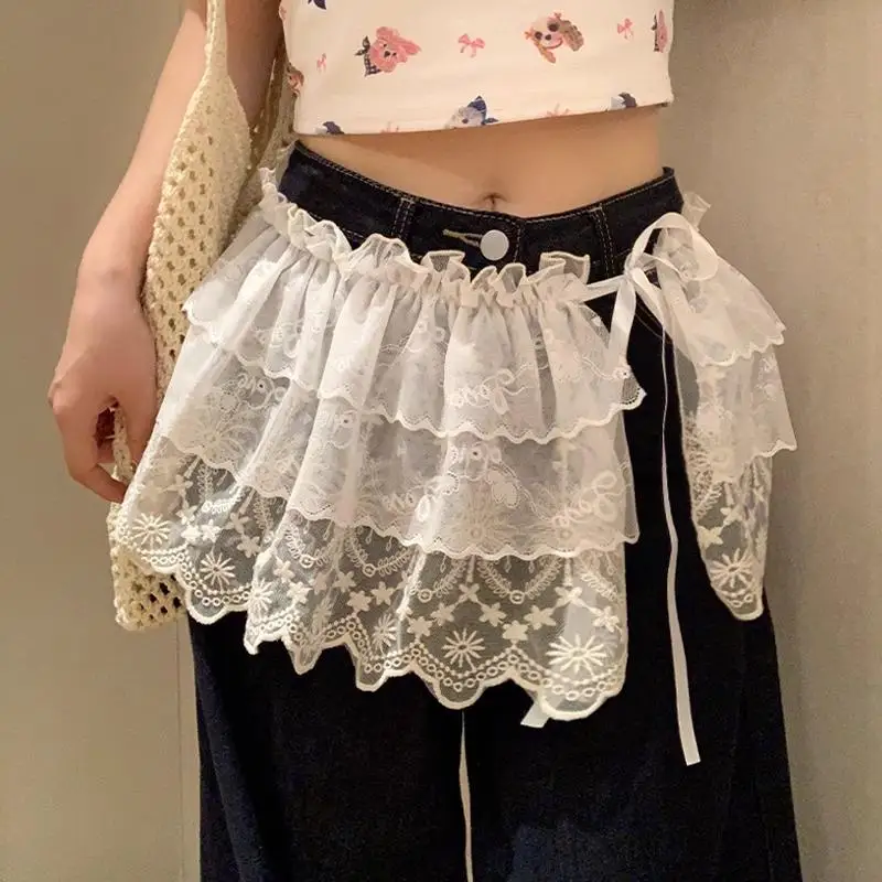 Women Y2K Korean Lace Mini Layered Skirt Streetwear Lace Up Ruffles Harajuku High Waist Pleated Ladies Jupe Skirts Clothes
Women Y2K Korean Lace Mini Layered Skirt Streetwear Lace Up Ruffles Harajuku High Waist Pleated Ladies Jupe Skirts Clothes