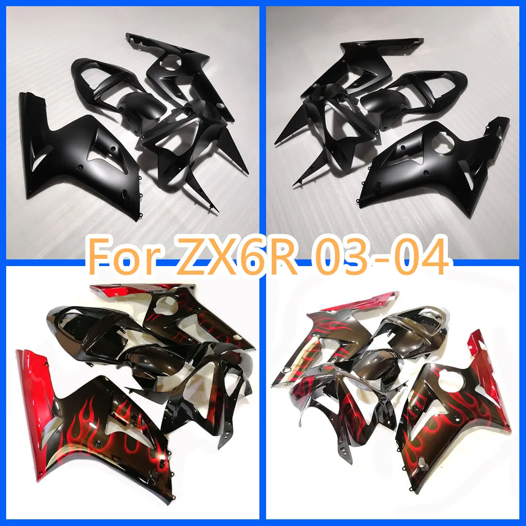 For Kawasaki ZX-6R 03 04 Road Racing Bodywork ZX 6R 2003 2004 ZX6R Complete Body High Grade ABS Plastic Set Covers Fairing Kit
For Kawasaki ZX-6R 03 04 Road Racing Bodywork ZX 6R 2003 2004 ZX6R Complete Body High Grade ABS Plastic Set Covers Fairing Kit