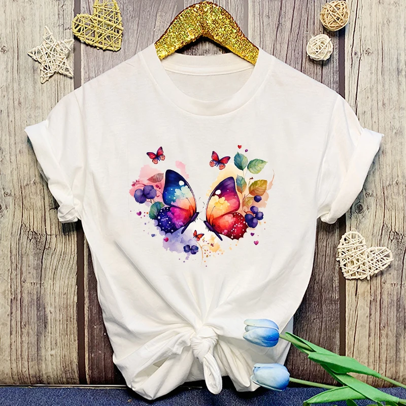 Hot Butterfly Graphic Short Sleeve T-Shirts For Women Men Shirts Loose T-Shirt Casual Summer T-Shirts Plus Size Tops
Hot Butterfly Graphic Short Sleeve T-Shirts For Women Men Shirts Loose T-Shirt Casual Summer T-Shirts Plus Size Tops