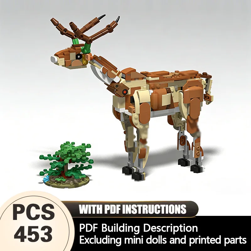 Creators Animal Series Model MOC Building Bricks Rangifer Tarandus Modular Technology Gifts Holiday Assemble Children Toys Suit
Creators Animal Series Model MOC Building Bricks Rangifer Tarandus Modular Technology Gifts Holiday Assemble Children Toys Suit